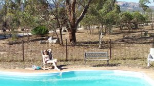 Summer pool but mountain walks all year