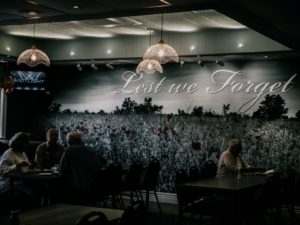 Lest we forget mural