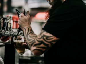 Bartender Pouring Beer